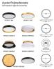 Auster 225mm White 18w LED Ceiling Oyster Light